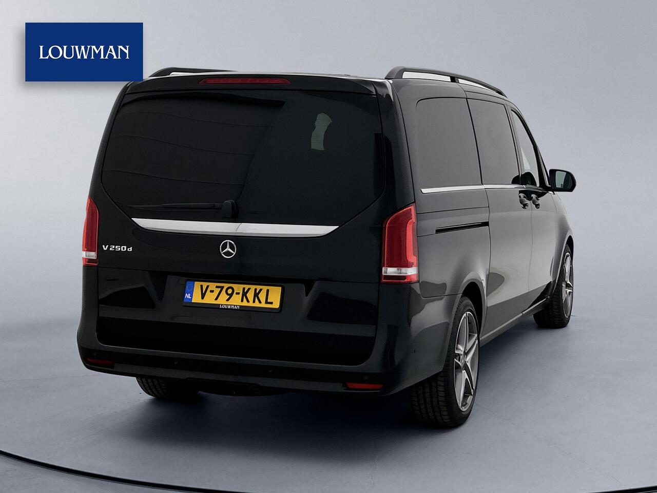 Mercedes-Benz V-KLASSE 250d Lang DC 360° Camera Leder 19" Inch lichtmetaal Led Dubbele cabine