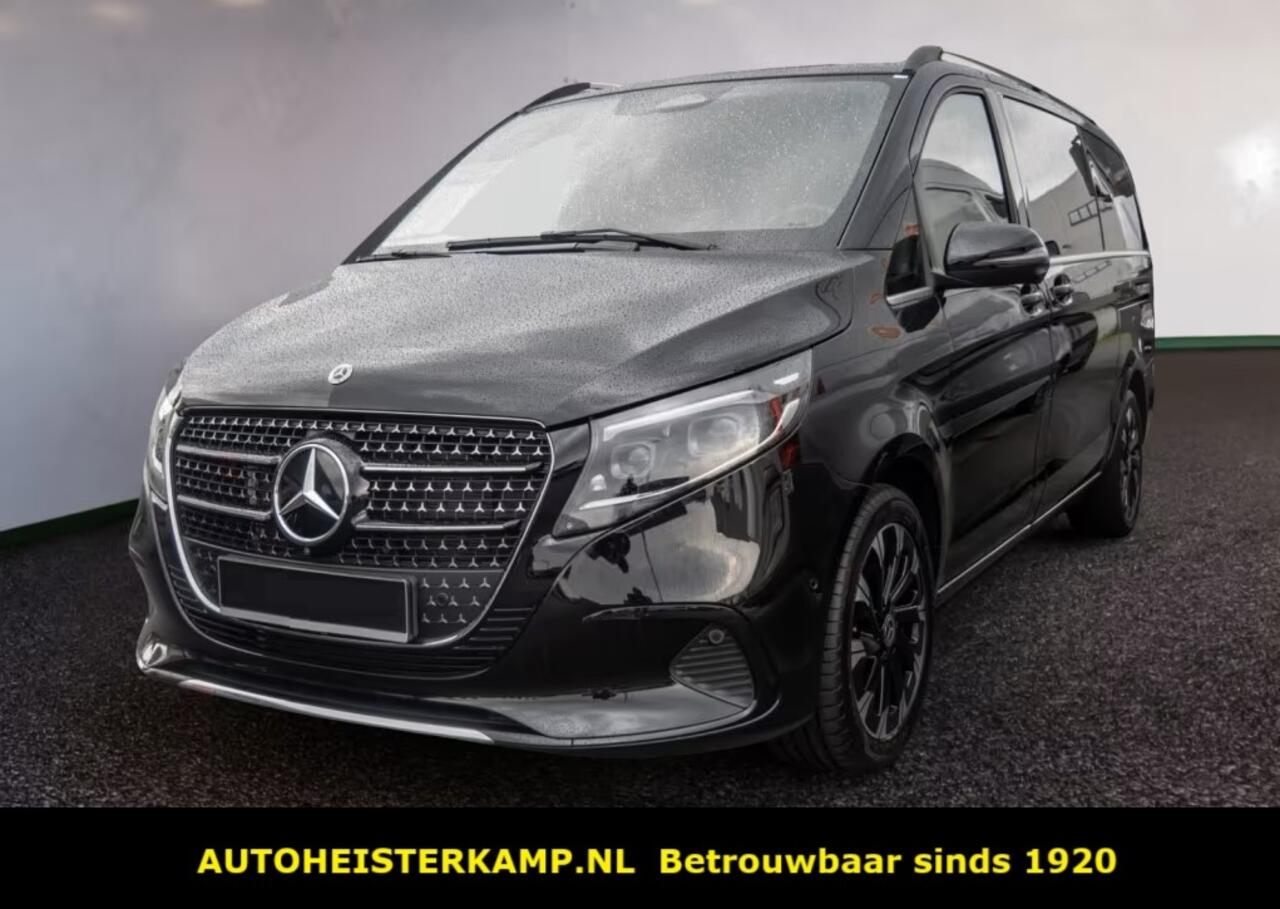 Mercedes-Benz V-KLASSE 250d L2 Avantgarde Nieuw Model 7-zitter Airmatic Stoelkoeling Distronic Trekhaak Burmester 360 Camera Stuurverwarming LED 18 Inch