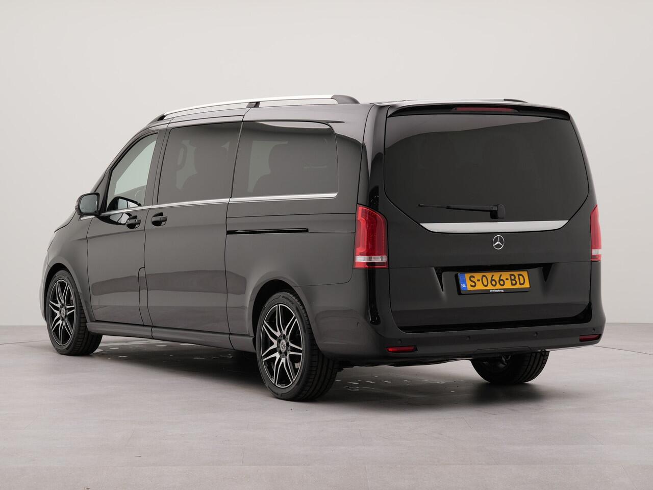 Mercedes-Benz V-KLASSE 300d Extra Lang Avantgarde Edition | | 360 Camera | Navigatie | Appconnect Electr.bedienbare voorstoelen | Parkeersensoren voor en achter | Schuifdeur links en rechts | Privacy glas achter | Voorstoelen verwarmd |