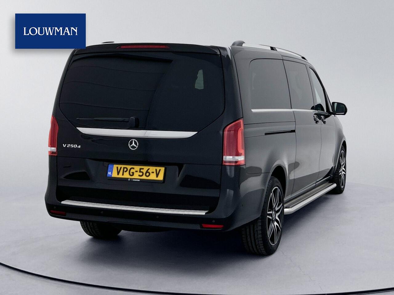 Mercedes-Benz V-KLASSE 250d Extra Lang DC Leder Dubbele cabine Elektrische schuifdeuren 19" inch AMG Camera
