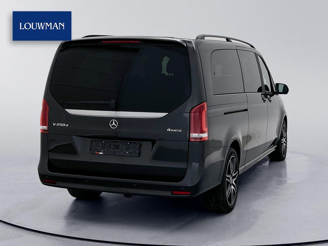Mercedes-Benz V-KLASSE 250d 4-MATIC Extra-Lang AMG Dubbele Cabine Elektrische schuifdeuren Distronic Burmester Trekhaak afneembaar 2500kg