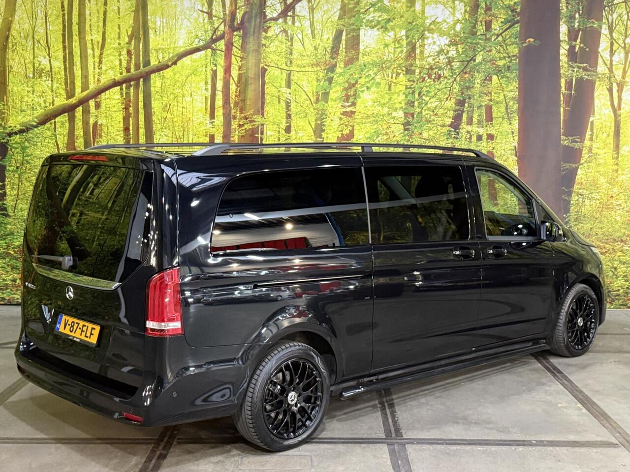 Mercedes-Benz V-KLASSE 300d Extra Lang DC Avantgarde Edition Dubbel Cabine Automaat Leder 360 Camera Burmester LED Sfeer Apple Carplay