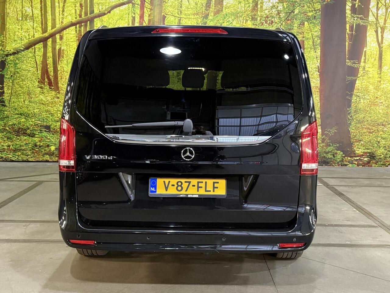 Mercedes-Benz V-KLASSE 300d Extra Lang DC Avantgarde Edition Dubbel Cabine Automaat Leder 360 Camera Burmester LED Sfeer Apple Carplay