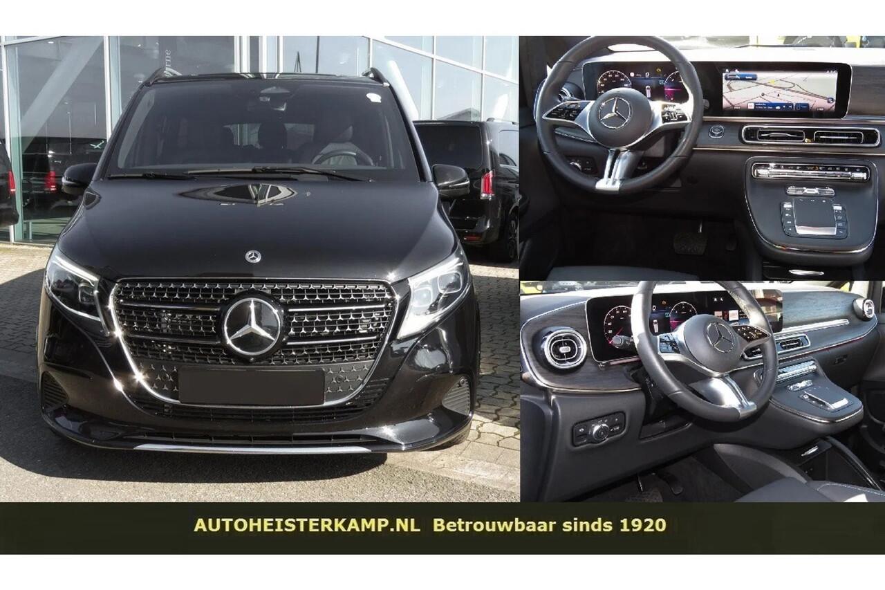 Mercedes-Benz V-KLASSE 300d L3 Avantgarde 8 Personen NIEUW MODEL DISTRONIC WIDESCREEN LED LEDER EL. SCHUIFDEUREN 360 CAMERA