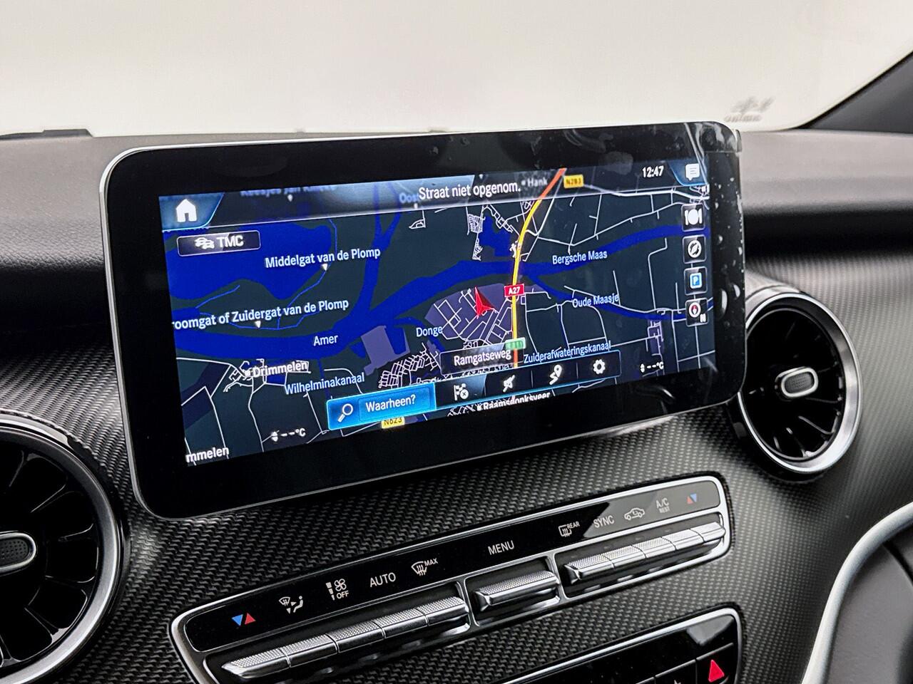 Mercedes-Benz V-KLASSE 250d L2 Avantgarde AMG DC Elektrische schuifdeuren Dubbele Cabine Night pakket Leder