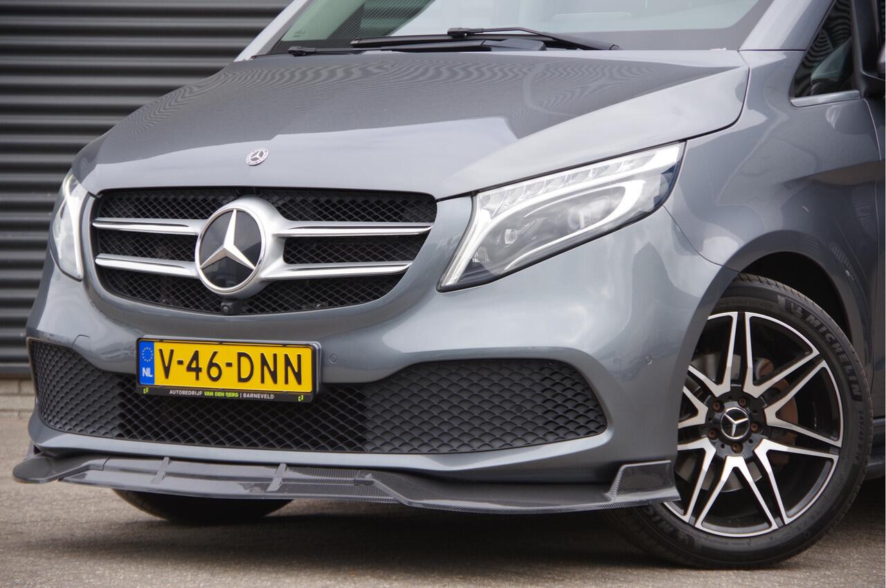 Mercedes-Benz V-KLASSE 300d DC-5P AUT LED, LEDER, 2X SCHUIFDEUR, 360 CAMERA, ACC, STOELVERW.+KOELING, NAVI, TREKHAAK, ELEKTR. SCHUIFDEUREN+KLEP