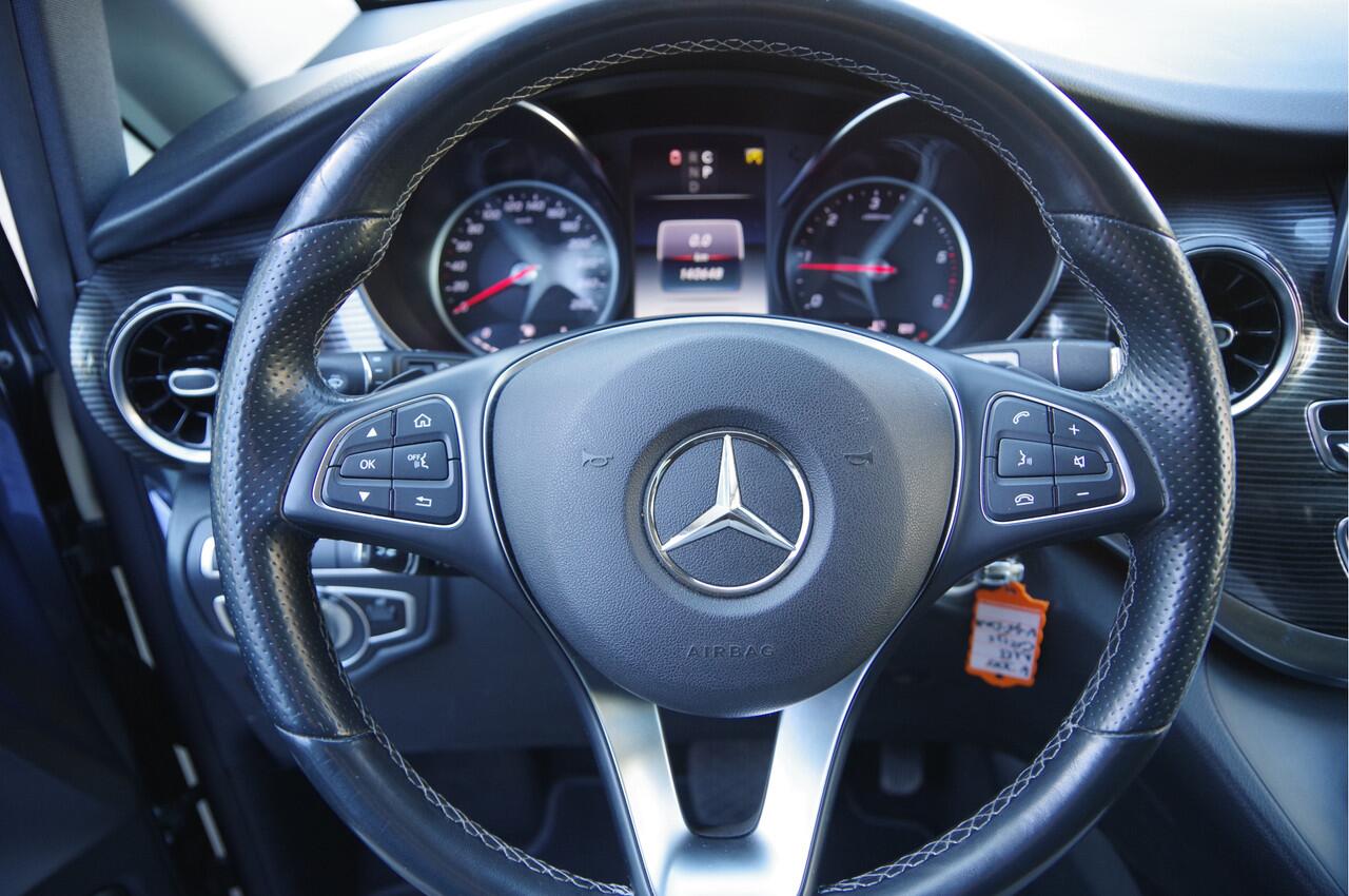 Mercedes-Benz V-KLASSE 300d DC-5P AUT LED, LEDER, 2X SCHUIFDEUR, 360 CAMERA, ACC, STOELVERW.+KOELING, NAVI, TREKHAAK, ELEKTR. SCHUIFDEUREN+KLEP