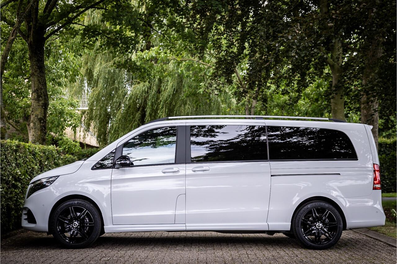 Mercedes-Benz V-KLASSE 300d Extra Lang L3 DC AMG LIne Luchtvering Burmester Elektrische Deuren Stoelventilatie