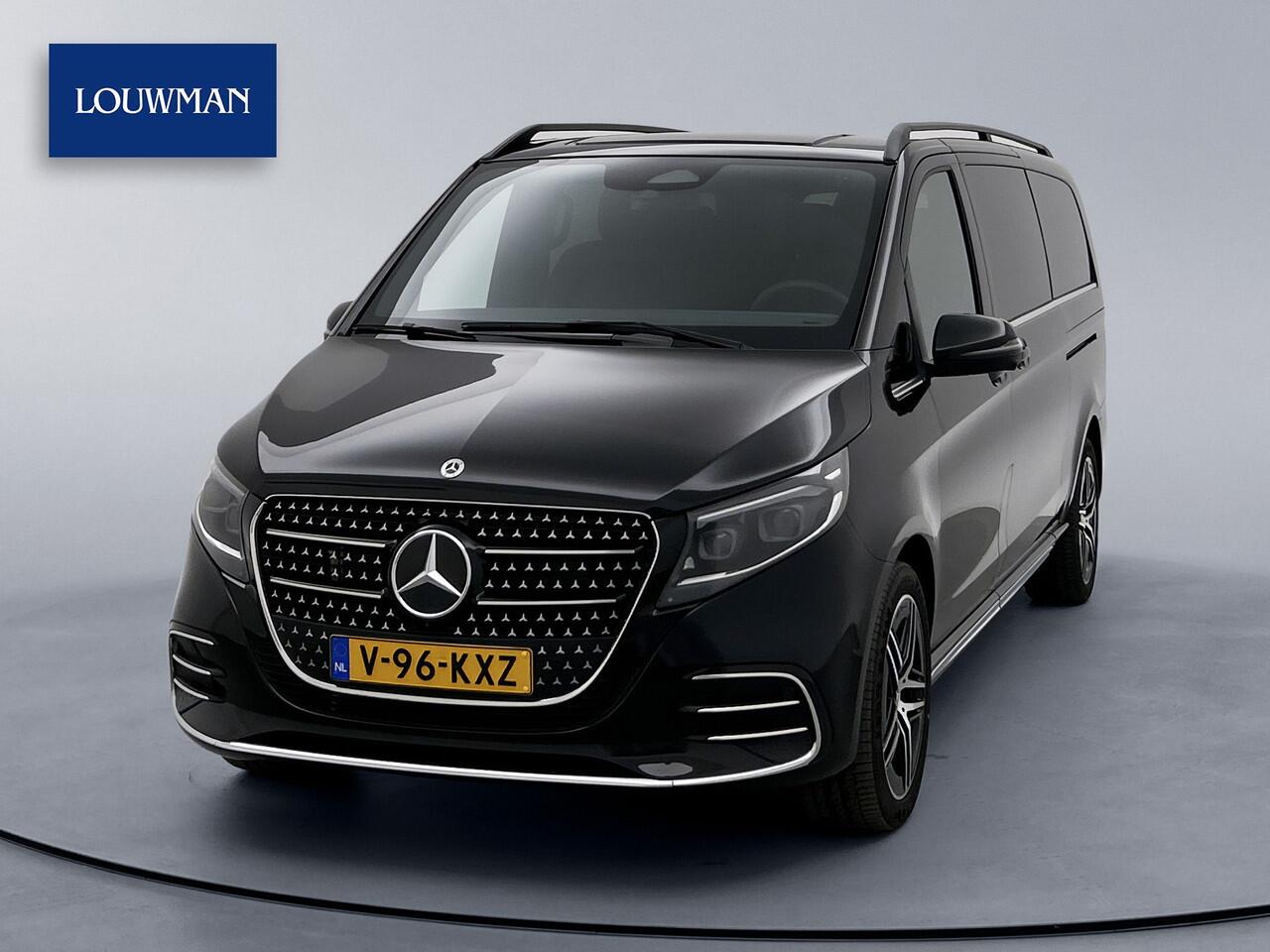 Mercedes-Benz V-KLASSE 300d 4-MATIC Extra Lang AMG Avantgarde BPM-Vrij Dubbele Cabine 360 Graden Camera Elektrische Schuifdeuren Multibeam LED Adaptieve Cruise Control