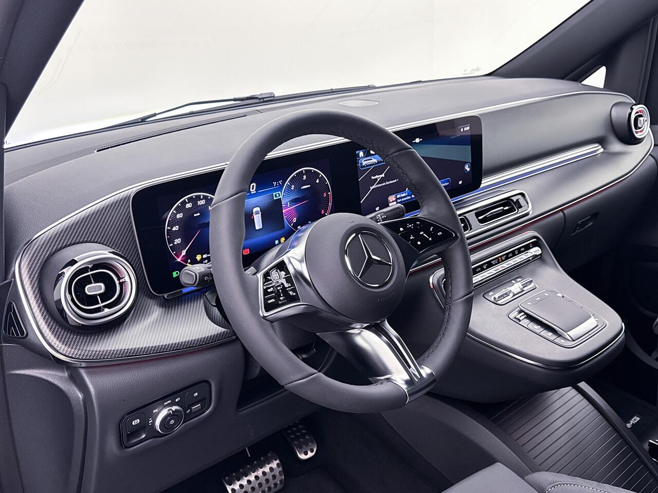 Mercedes-Benz V-KLASSE 300d 4-MATIC AMG Avantgarde Extra Lang Nieuw Model BPM-Vrij Dubbele Cabine Elektrische Schuifdeuren Multibeam LED Adaptieve Cruise Control