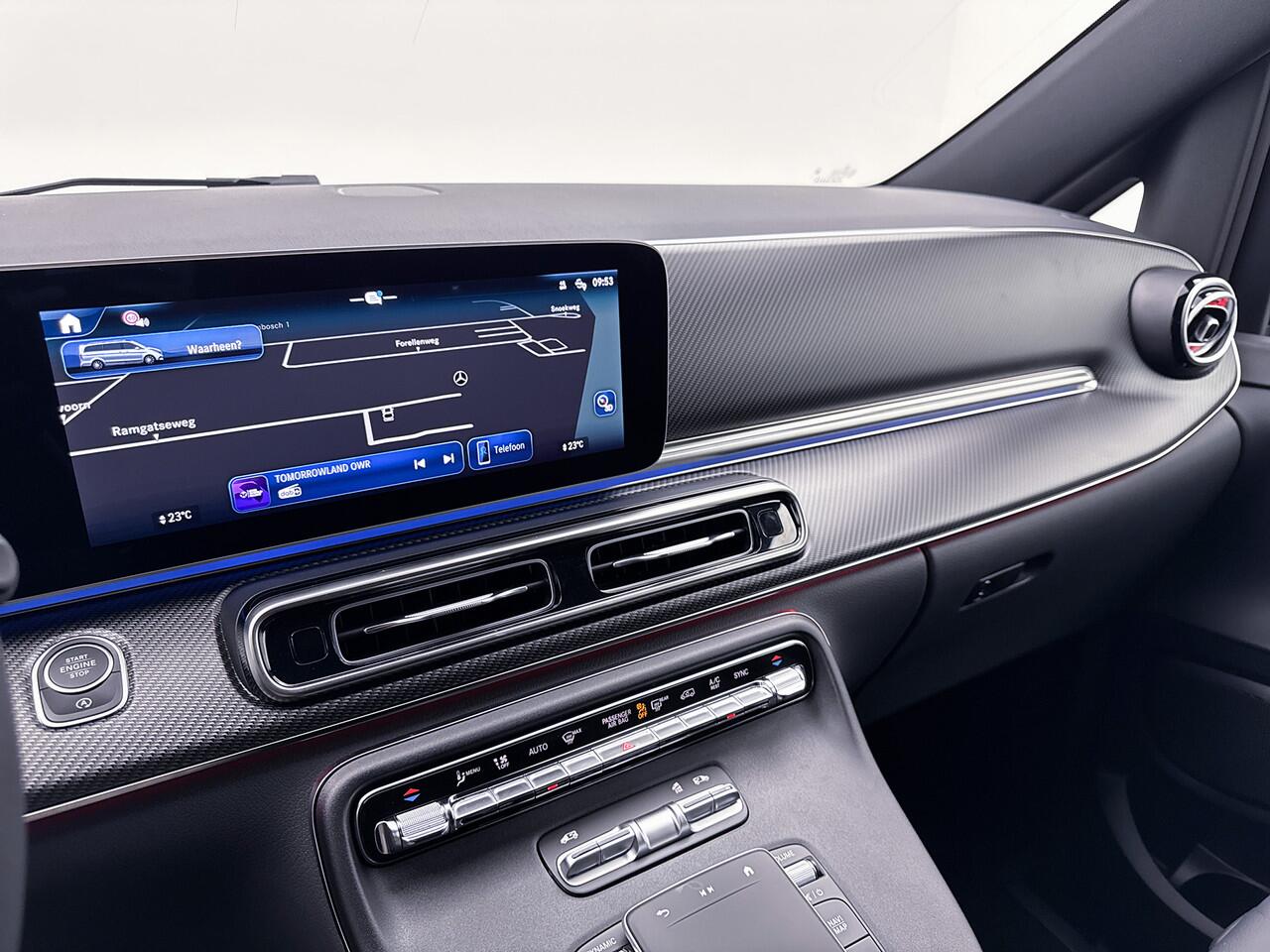 Mercedes-Benz V-KLASSE 300d 4-MATIC Extra Lang AMG Avantgarde BPM-Vrij Dubbele Cabine 360 Graden Camera Elektrische Schuifdeuren Multibeam LED Adaptieve Cruise Control