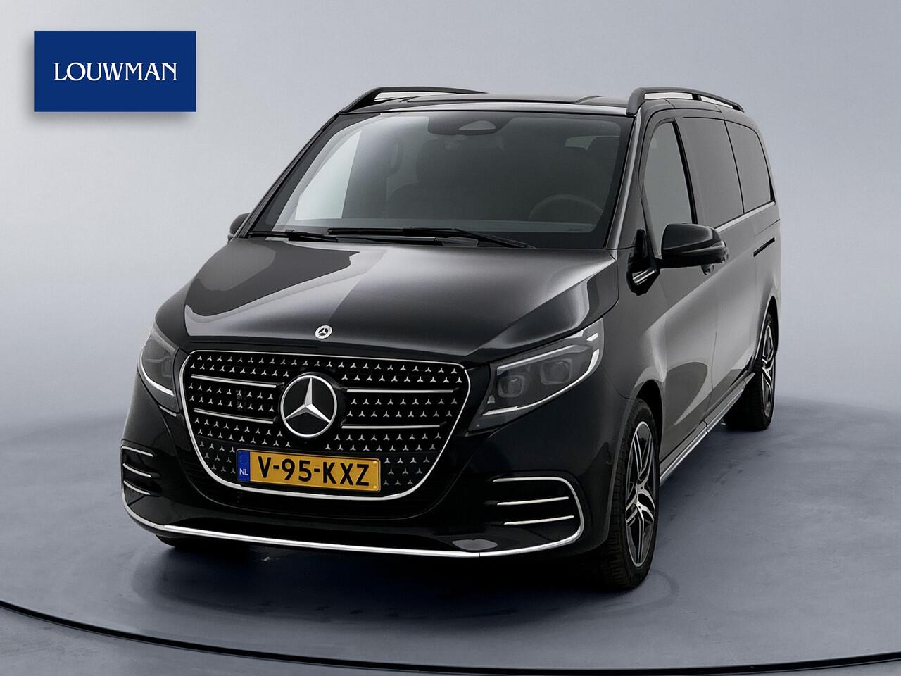 Mercedes-Benz V-KLASSE 300d 4-MATIC Extra Lang AMG Avantgarde BPM-Vrij Dubbele Cabine 360 Graden Camera Elektrische Schuifdeuren Multibeam LED Adaptieve Cruise Control
