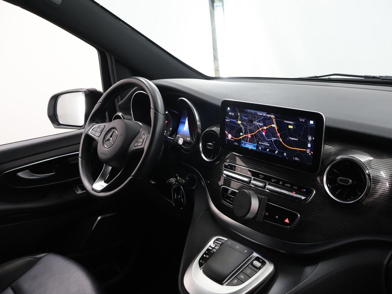 Mercedes-Benz V-KLASSE 300d | L2 Lang | 4-MATIC | Dubbele Cabine | Burmester | MBUX Navigatie | Verkeerstekenherkenning | Dodehoekassistent | Night-pakket | Distronic Plus | 360° Camera | Schuifdeur L+R Elektrisch | Certified