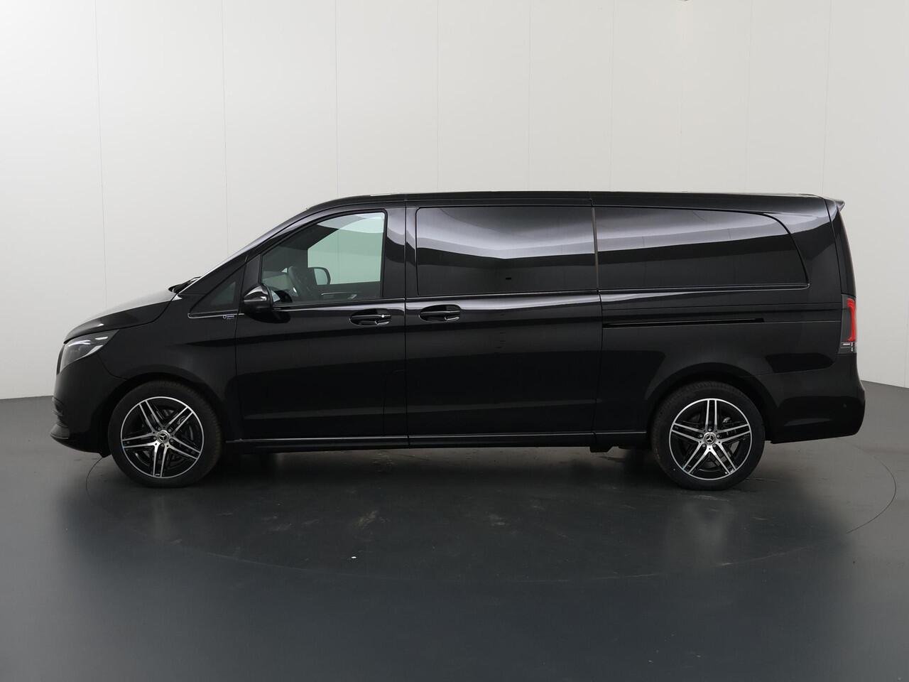 Mercedes-Benz V-KLASSE 250d 4-MATIC XL L3 AVANTGARDE | DUBBELE CABINE | 360 CAMERA | DISTRONIC PLUS | LEDER ZWART "LUGANO" | ALARM | STOELVERWARMING | NAVIGATIE | CARPLAY | ANDROID AUTO | AUTOMATISCHE AIRCO | DAB+ |