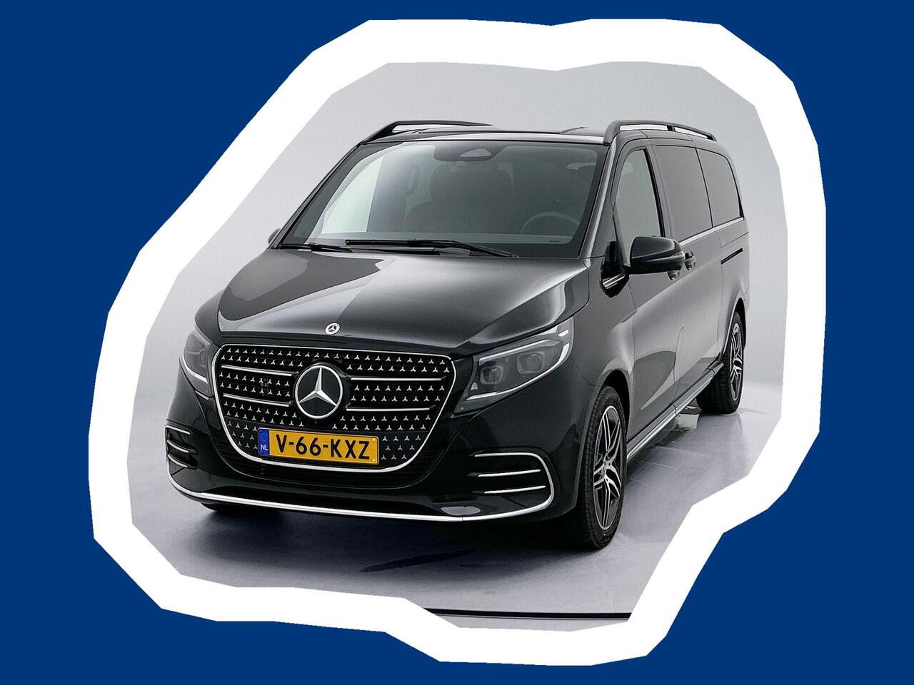 Mercedes-Benz V-KLASSE 300d 4-MATIC Extra Lang AMG Avantgarde BPM-Vrij Dubbele Cabine 360 Graden Camera Elektrische Schuifdeuren Multibeam LED Adaptieve Cruise Control