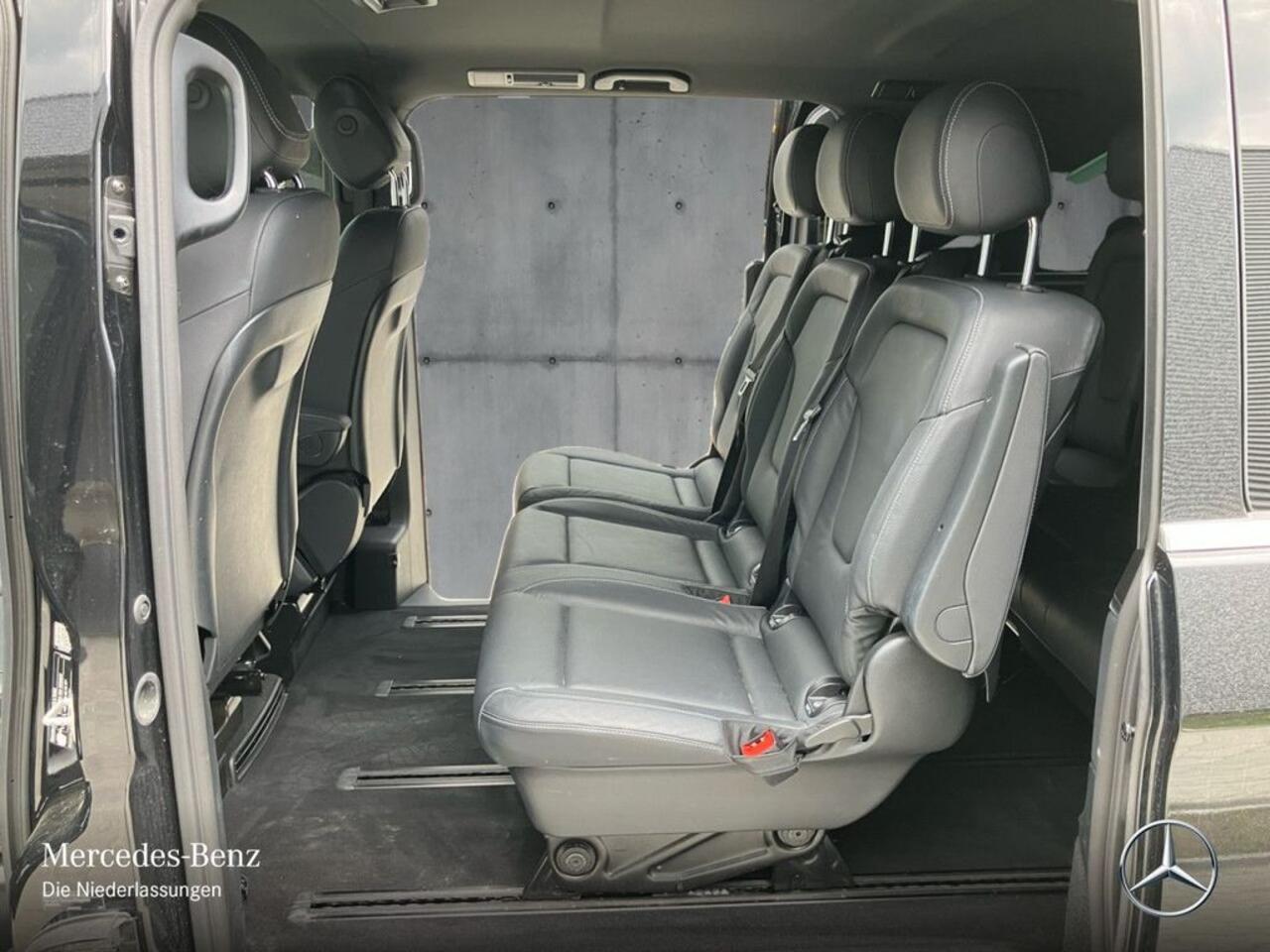 Mercedes-Benz V-KLASSE 300d Extra Lang Avantgarde 8-zitter 76.750 ex BTW EL. Schuifdeuren Leder Navi LED Standkachel