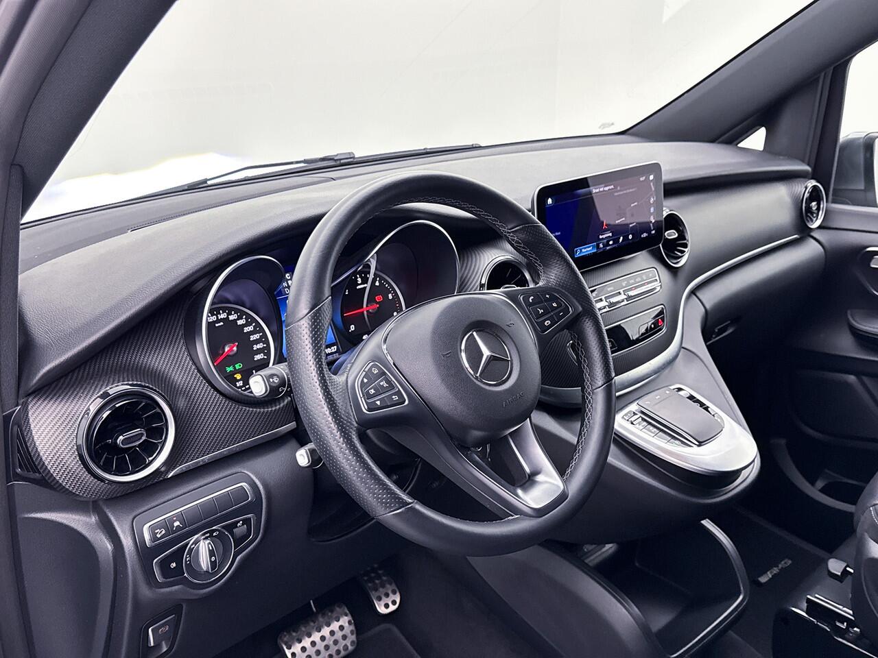 Mercedes-Benz V-KLASSE 250d 4-MATIC Extra Lang AMG Avantgarde Dubbele Cabine Leder Alarm Klasse 3 Led