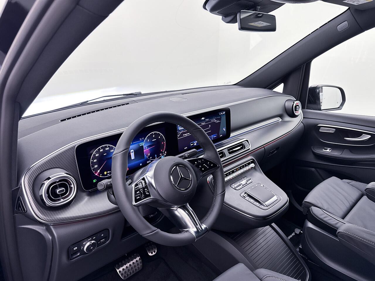 Mercedes-Benz V-KLASSE 300d 4-MATIC Extra Lang AMG Avantgarde BPM-Vrij Dubbele Cabine 360 Graden Camera Elektrische Schuifdeuren Multibeam LED Adaptieve Cruise Control