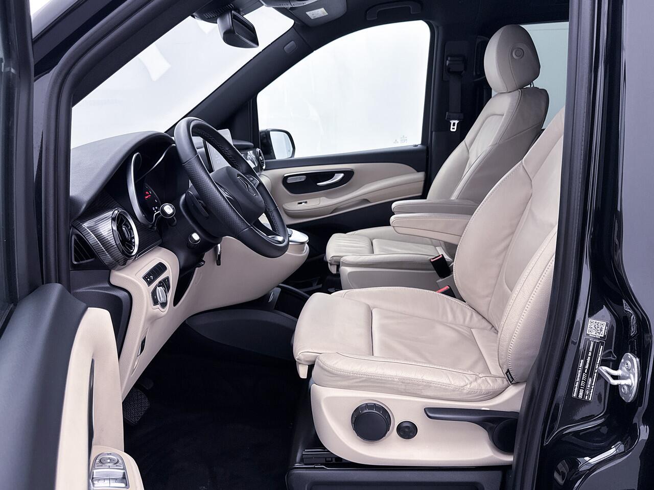 Mercedes-Benz V-KLASSE 250d Lang DC 360° Camera Leder 19" Inch lichtmetaal Led Dubbele cabine