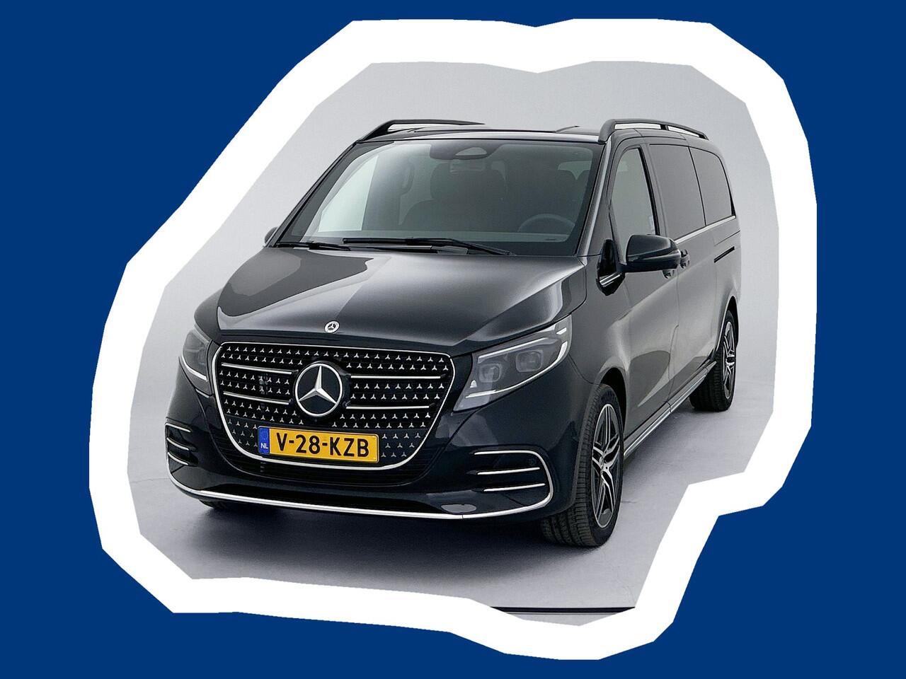 Mercedes-Benz V-KLASSE 300d 4-MATIC AMG Avantgarde Extra Lang Nieuw Model BPM-Vrij Dubbele Cabine Elektrische Schuifdeuren Multibeam LED Adaptieve Cruise Control