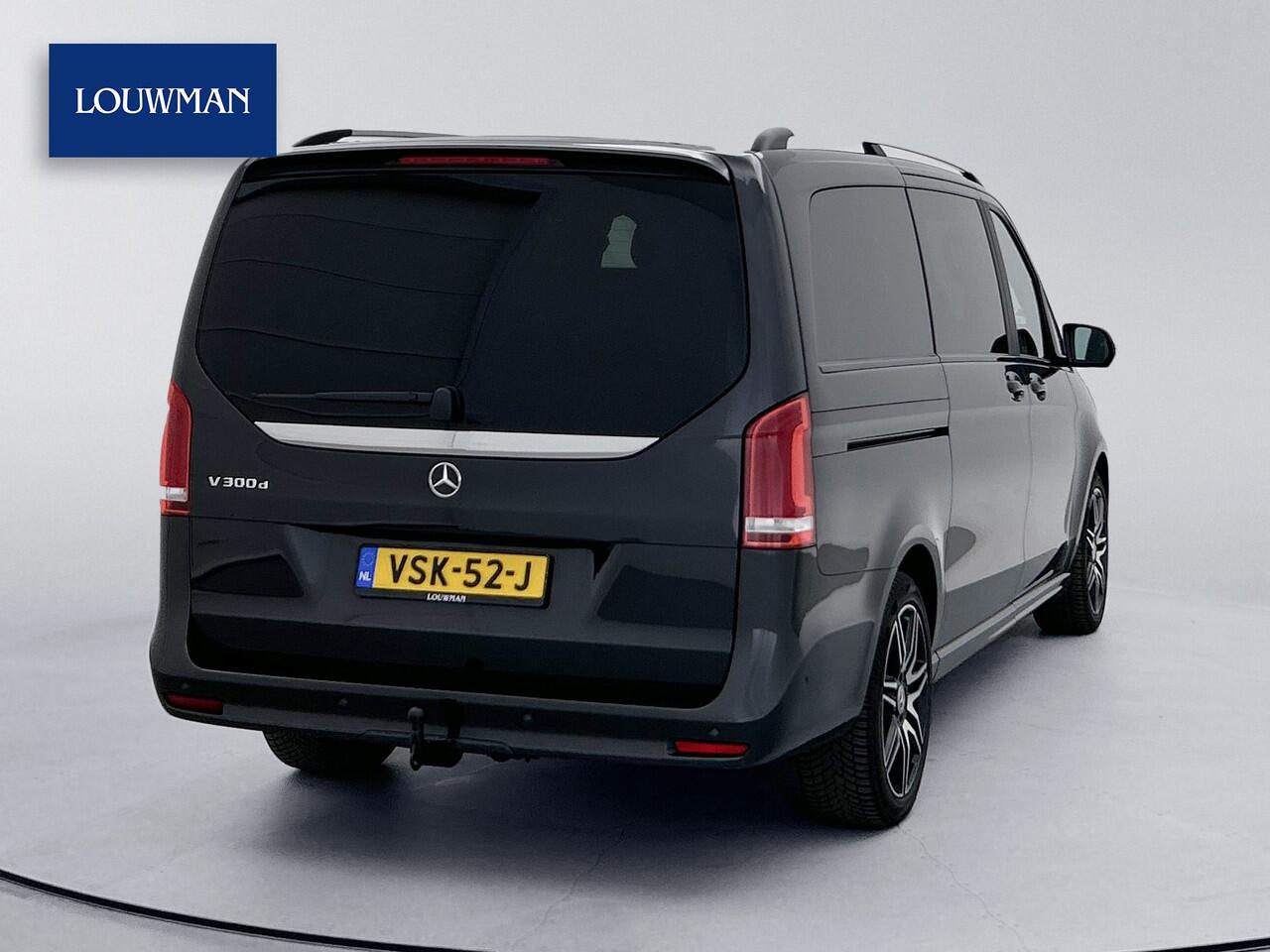 Mercedes-Benz V-KLASSE 300d Lang Dubbele Cabine AMG Avantgarde Edition DC Trekhaak 360 Graden Camera Elektrische Schuifdeuren