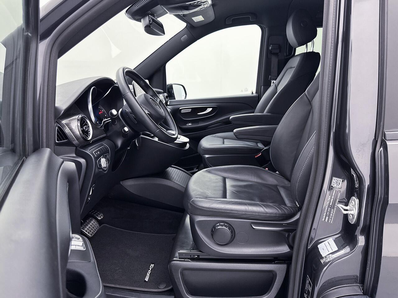 Mercedes-Benz V-KLASSE 300d Lang Dubbele Cabine AMG Avantgarde Edition DC Trekhaak 360 Graden Camera Elektrische Schuifdeuren