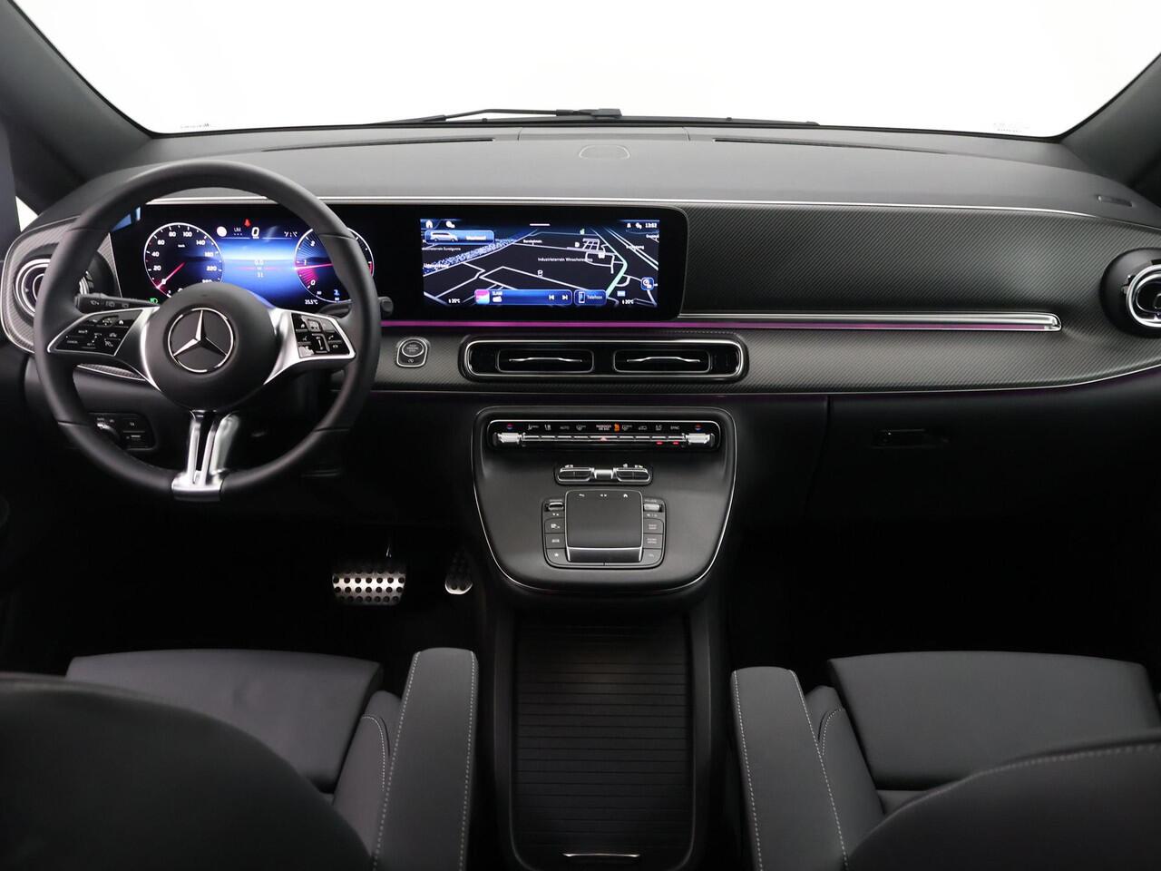 Mercedes-Benz V-KLASSE 250d 4-MATIC XL L3 Avantgarde | Dubbele Cabine 360 CAMERA | DISTRONIC PLUS | LEDER | ZWART "LUGANO" | ALARM | STOELVERWARMING | NAVIGATIE | CARPLAY | ANDROID AUTO | CLIMATE CONTROL | DAB+ | CERTIFIED