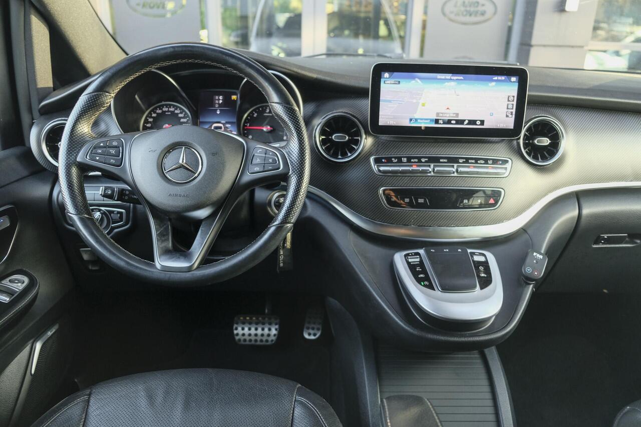 Mercedes-Benz V-KLASSE V300d AMG 240pk Extra Lang XL Burmester Elektrische schuifdeuren Trekhaak Night pakket Black Edition