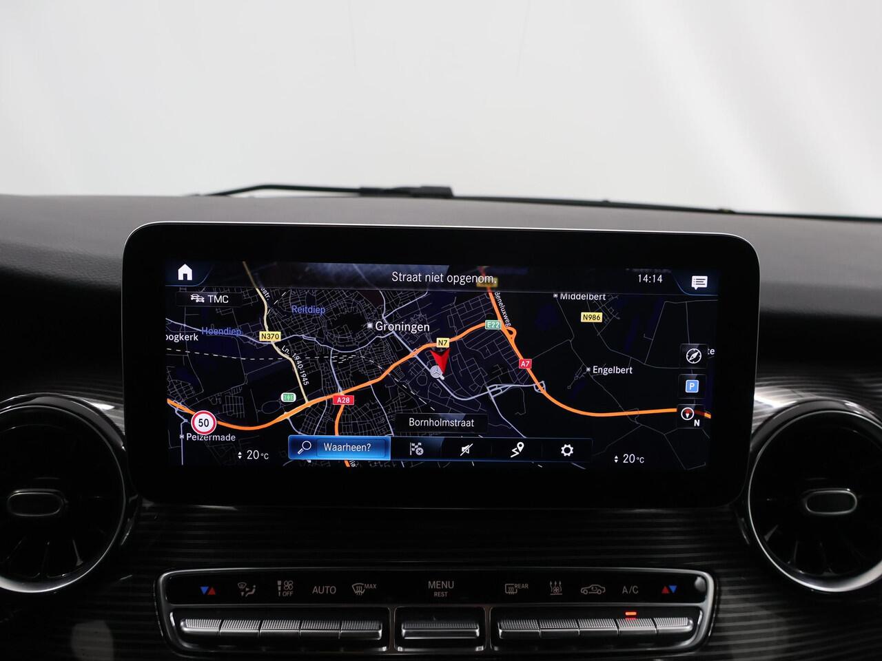 Mercedes-Benz V-KLASSE 300d | L2 Lang | 4-MATIC | Dubbele Cabine | Burmester | MBUX Navigatie | Verkeerstekenherkenning | Dodehoekassistent | Night-pakket | Distronic Plus | 360° Camera | Schuifdeur L+R Elektrisch | Certified