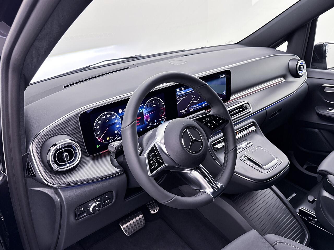 Mercedes-Benz V-KLASSE 300d 4-MATIC Extra Lang AMG Avantgarde BPM-Vrij Dubbele Cabine Elektrische Schuifdeuren Multibeam LED Adaptieve Cruise Control