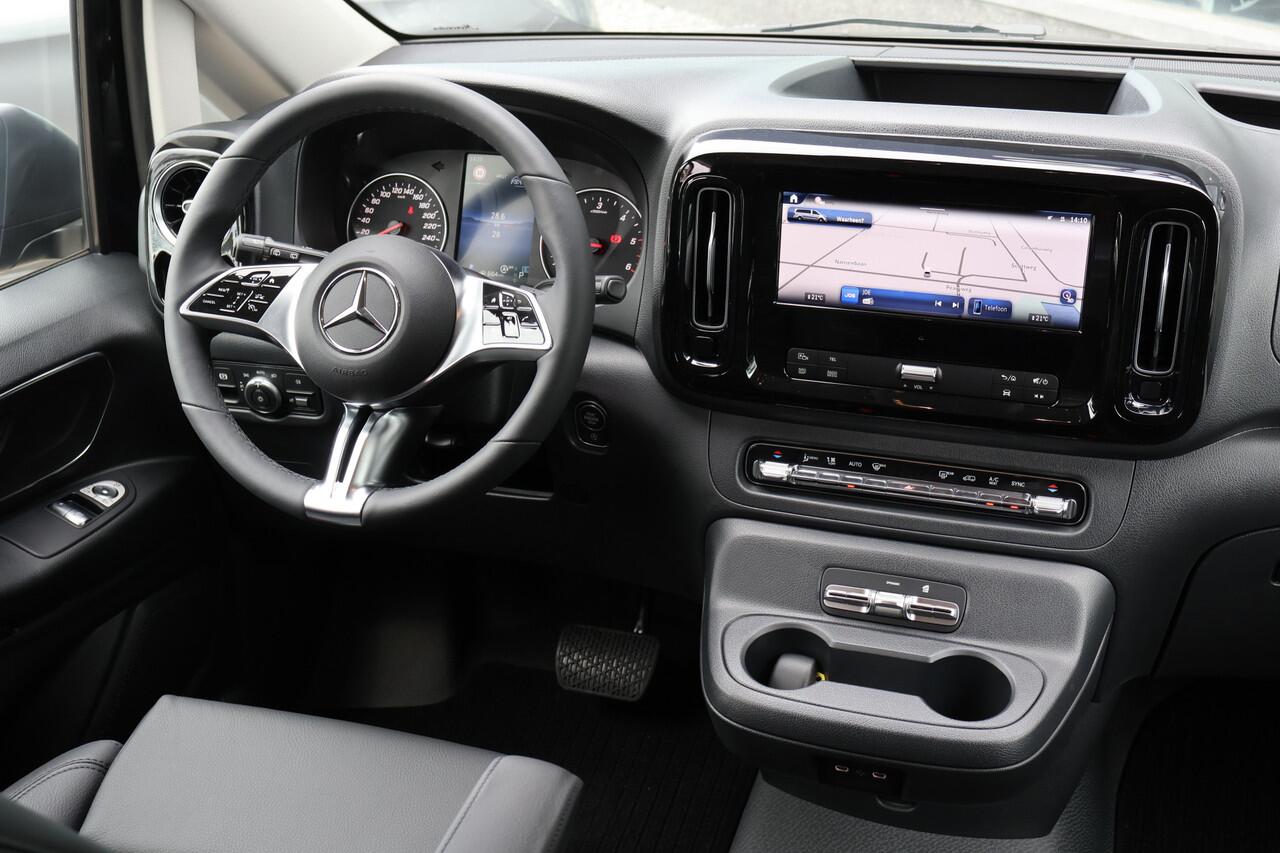 Mercedes-Benz VITO 119 CDI L3 Sportpakket l 4 x 4 l Dubbel Cabine l AIRMATIC l 360 gr Camera l 2,5t AHW | DISTRONIC | gewicht l MBUX l LEDER l Stoelverwarming l 2 x Schuifdeuren l Luchtvering l Luxe Lederen interieur l BPM VRIJ l