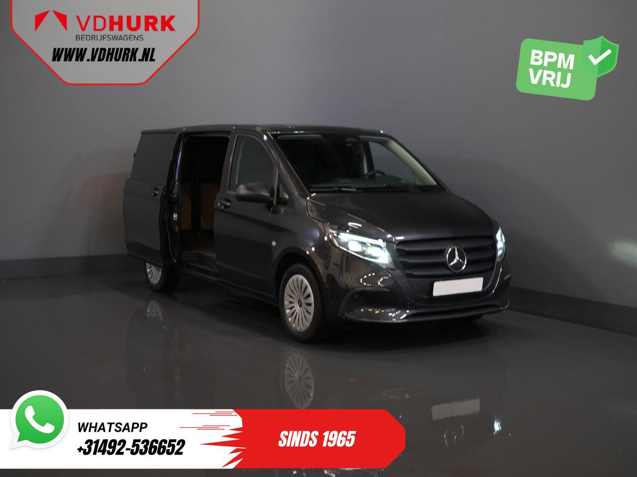 Mercedes-Benz VITO 119 CDI Aut. L2 LED/ 2.5t Trekverm./ 270Gr.Deuren/ Stoelverw./ Carplay/ Camera/ Trekhaak/ Cruise/ PDC/ DAB