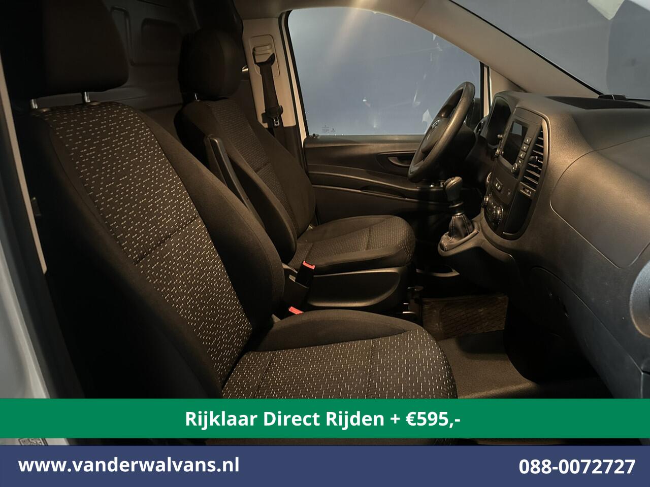 Mercedes-Benz VITO 114 CDI 136pk L2H1 Euro6 *Rijklaar Direct Rijden* Airco | Camera | Apple Carplay | Android Auto | Cruisecontrol Parkeersensoren
