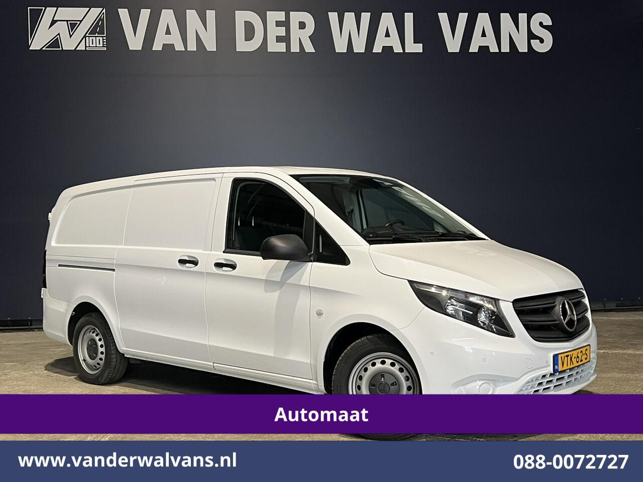 Mercedes-Benz VITO 116 CDI 164pk 9G-Tronic Automaat L2H1 Euro6 Airco | Camera | Apple Carplay Android Auto, Cruisecontrol, 2500kg Trekhaak, Parkeersensoren, Bijrijdersbank