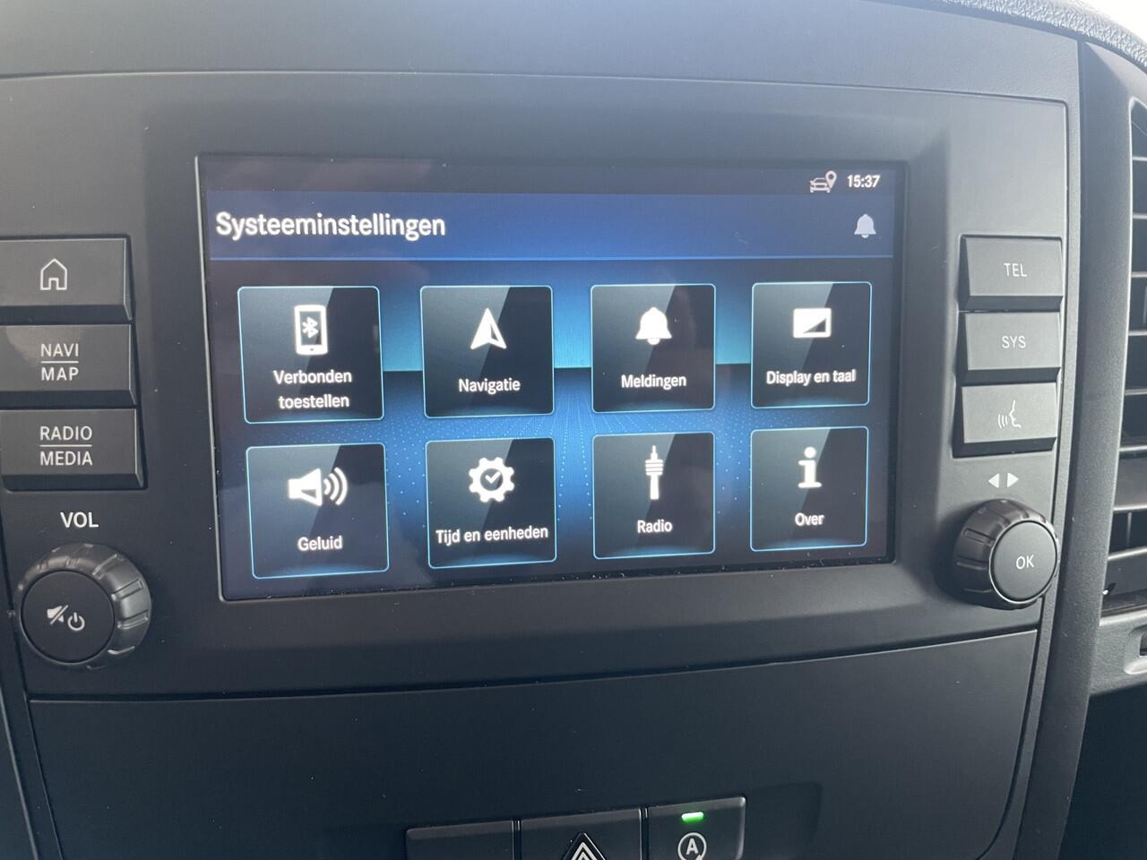 Mercedes-Benz VITO 114 CDI Extra Lang Airco - Cruise control - Navigatie full map - Achteruitrijcamera - Zijschuifdeur rechts - Parkeersensoren voor en achter - Trekhaak - Aluminium trap - zeer nette bus