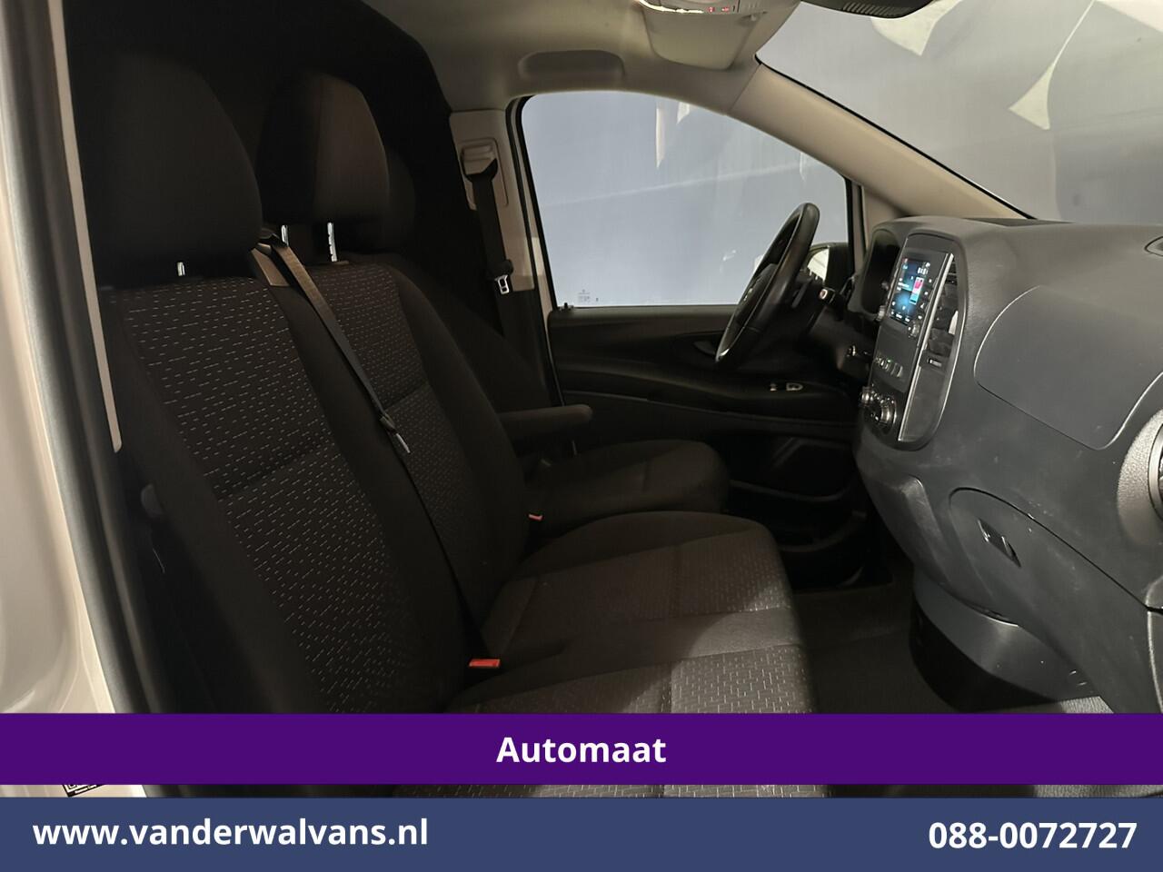 Mercedes-Benz VITO 116 CDI 164pk 9G-Tronic Automaat L3H1 Euro6 Airco | Camera | LED | Apple Carplay | 2500kg Trekhaak Android Auto, Cruisecontrol, Parkeersensoren, Bijrijdersbank