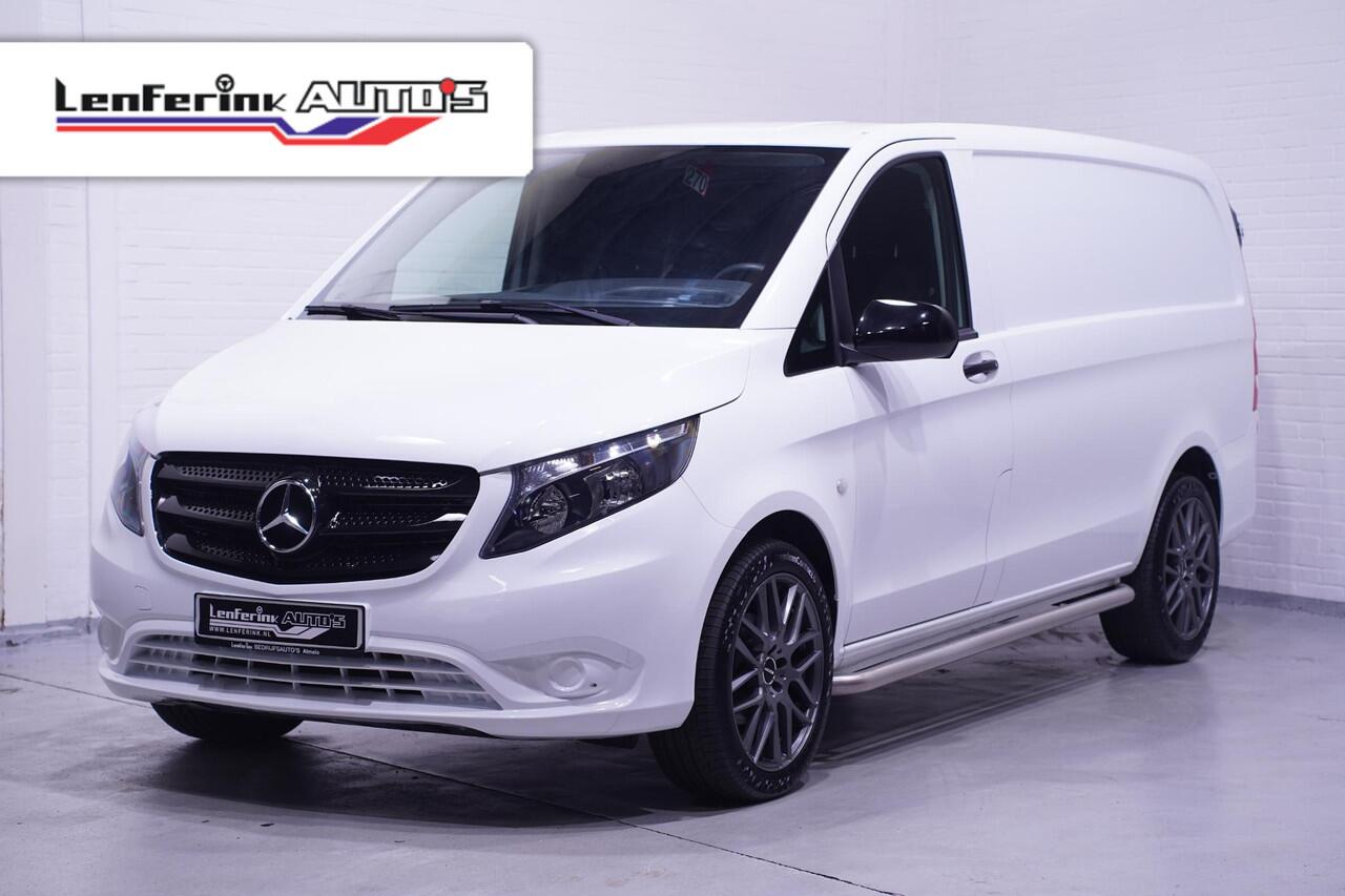 Mercedes-Benz VITO 114 CDI 136 pk Lang Airco, 19"LMV Sidebars, Bumpers in Kleur, Zwarte Grille, Cruise Control, 3-Zits