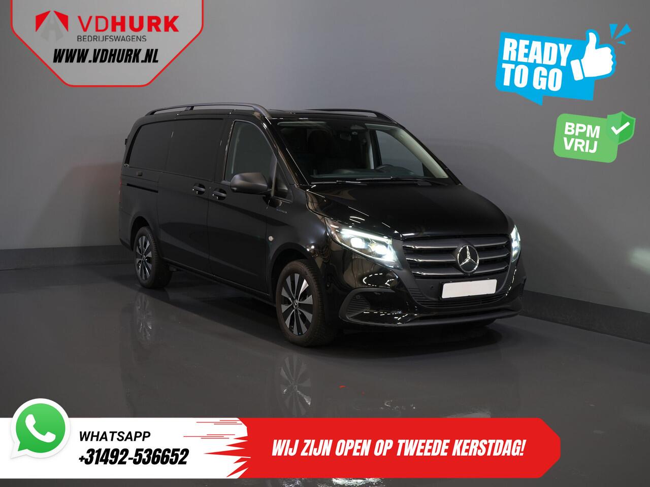 Mercedes-Benz VITO eVito L2 60 kWh 285 km WLTP Snellader/ LED/ Adapt.Cruise/ Stoelverw./ Carplay/ Camera/ PDC/ 17" LMV