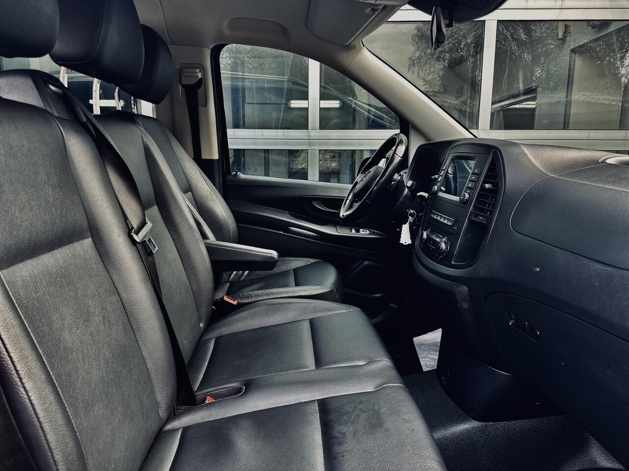 Mercedes-Benz VITO 116 CDI Automaat | Exclusive | Extra Lang | Dubbele Cab. | 6 persoons | Led | Leer | Standkachel | Camera | Navigatie | Ex BTW