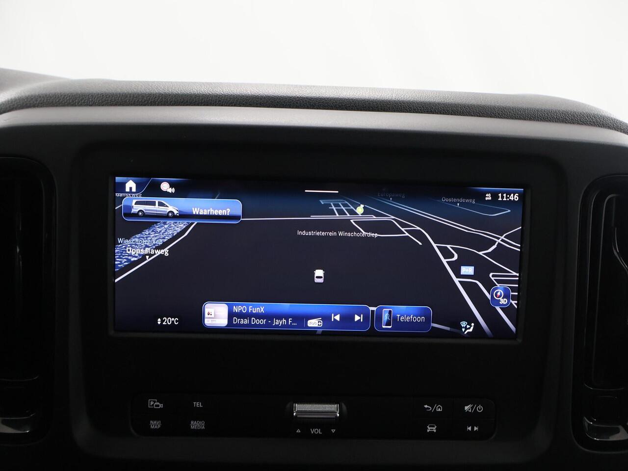 Mercedes-Benz VITO 116 CDI | Lang L2 | Pro | Navigatie | Parkeercamera | Stoelverwarming | Spiegelpakket | Achterdeuren met ruit | 3-zits | Dodehoekassistent | Certified