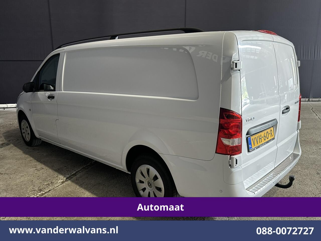 Mercedes-Benz VITO 116 CDI 164pk 9G-Tronic Automaat L3H1 Euro6 Airco | Camera | LED | Apple Carplay | 2500kg Trekhaak Android Auto, Cruisecontrol, Parkeersensoren, Bijrijdersbank