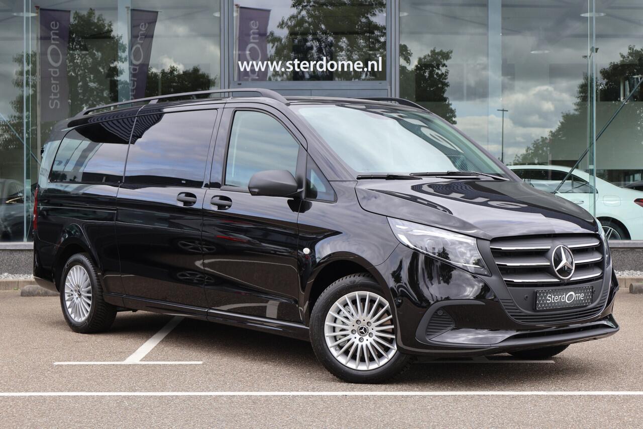 Mercedes-Benz VITO 119 CDI L3 Sportpakket l 4 x 4 l Dubbel Cabine l AIRMATIC l 360 gr Camera l 2,5t AHW | DISTRONIC | gewicht l MBUX l LEDER l Stoelverwarming l 2 x Schuifdeuren l Luchtvering l Luxe Lederen interieur l BPM VRIJ l