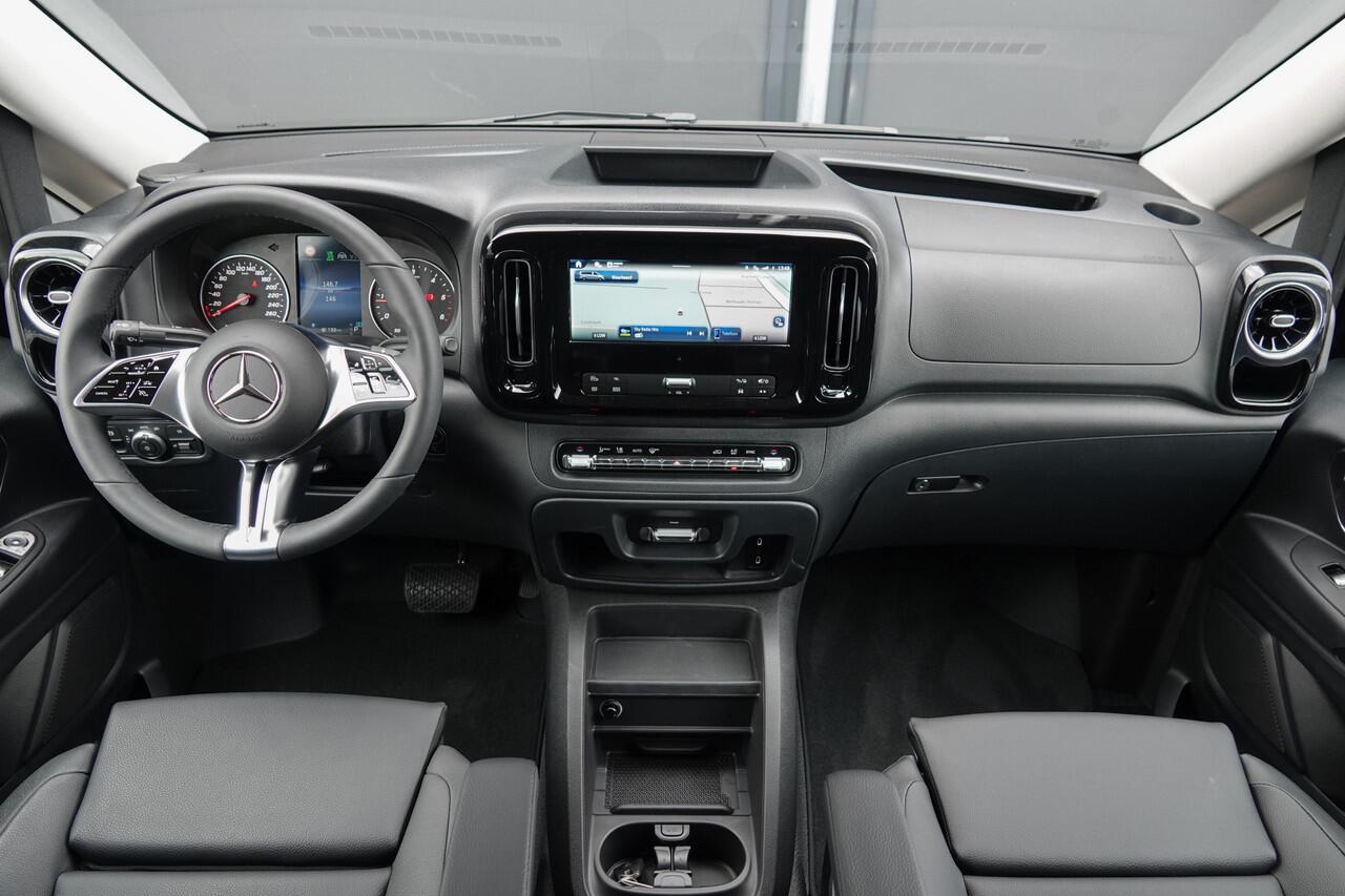 Mercedes-Benz VITO 119Cdi 190Pk 9G-Tronic Aut. | Dubbele Cabine | Mixto Pro | Extra lang | 2x Schuifdeur | Achteruitrijcamera | Afneembare trekhaak | Spoilerpack | Rode remzadels | 20''