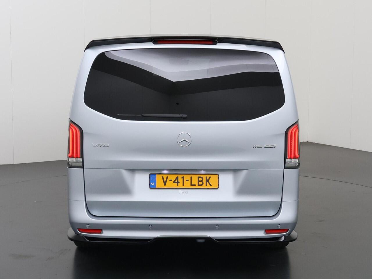 Mercedes-Benz VITO 119 CDI Aut. | XL L3 | Select | EDITION | Luchtvering | Distronic Plus | Spiegelpakket | Stoelverwarming | Dodehoekassistent | Climate Control | Parkeerpakket | Comfortstoelen | Afneembare trekhaak | Lichtmetalen Velgen |