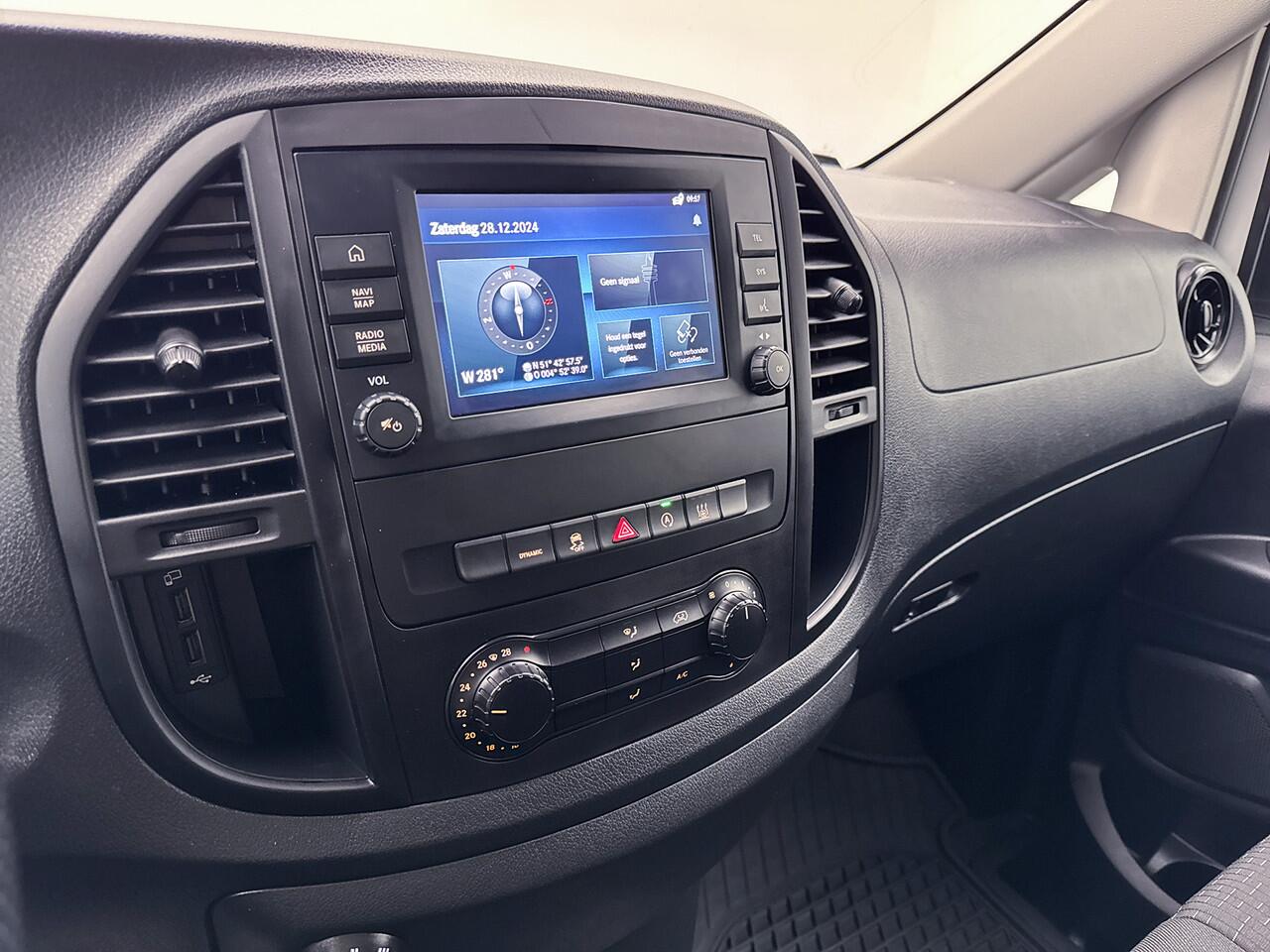 Mercedes-Benz VITO 116 CDI L3 Led 2x schuifdeur Trekhaak Navigatie Dubbele Schuifdeur Standkachel Apple Carplay/Android Auto Cruise Control