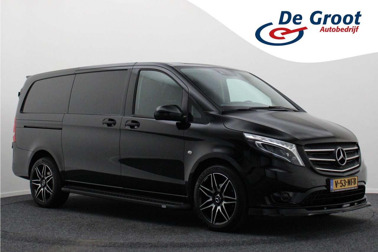 Mercedes-Benz VITO 116 CDI Automaat 3-Zits, Climate, Cruise, Navigatie, Bluetooth, PDC, LED, Side Steps, 19''
