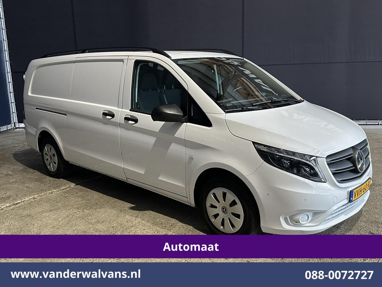 Mercedes-Benz VITO 116 CDI 164pk 9G-Tronic Automaat L3H1 Euro6 Airco | Camera | LED | Apple Carplay | 2500kg Trekhaak Android Auto, Cruisecontrol, Parkeersensoren, Bijrijdersbank