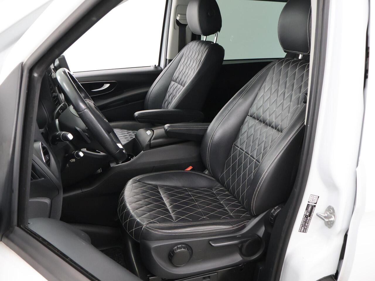 Mercedes-Benz VITO 119 CDI Aut. | L3 XL | Dubbele Cabine | Schuifdeur L+R | LED Koplampen | Lederen Bekleding | Achterdeuren | Climate Control | LM Velgen | 5-zits | Certified