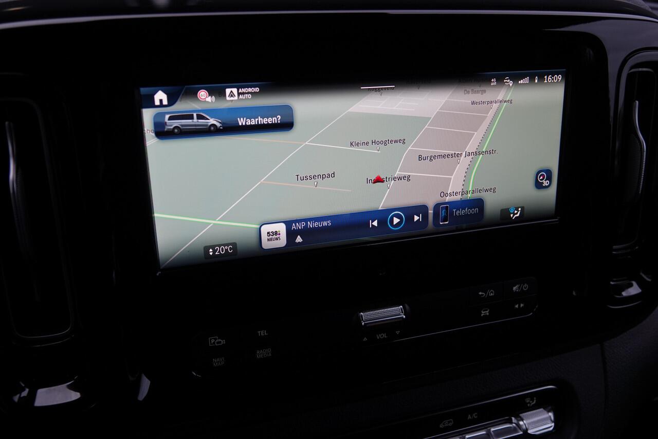 Mercedes-Benz VITO 116Cdi 163Pk 9G-Tronic Aut. | Pro | Extra Lang | Achteruitrijcamera | 2xSchuifdeur | Leder | Trekhaak | Treeplanken | 20''