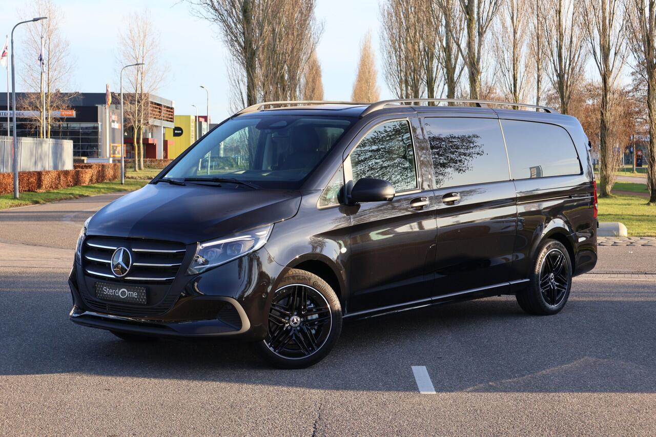 Mercedes-Benz VITO 119 CDI L3 Sportpakket l 4 x 4 l Dubbel Cabine l AIRMATIC l 360 gr Camera l 2,5t AHW | DISTRONIC | gewicht l MBUX l LEDER l Stoelverwarming l 2 x Schuifdeuren l Luchtvering l Luxe Lederen interieur l BPM VRIJ l